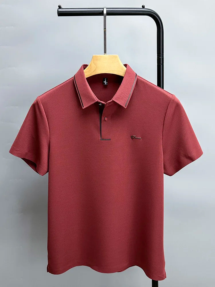 Men's Diamond Emblem Short-Sleeve Polo Shirt