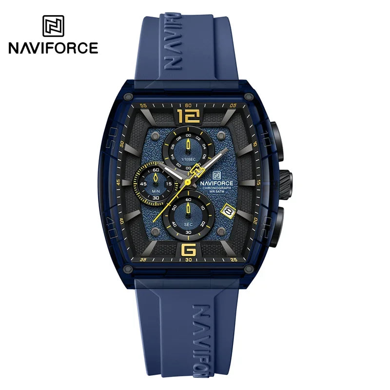 Men’s Waterproof Quartz Watch - Silicone Sport Strap