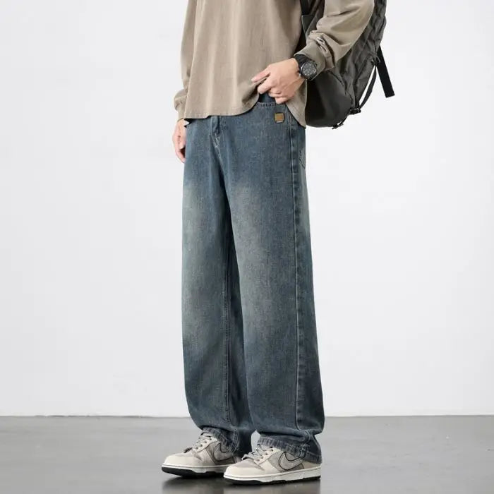 Men's Vintage Loose-Fit Baggy Jeans | Spring & Autumn