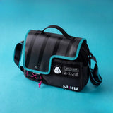 Bandai Hatsune Miku Buckle Shoulder Bag Cartoon Hatsune Miku Large Capacity Cool Storage Bag Anime Peripherals Holiday Gifts