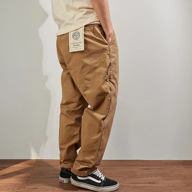 Men's Cotton Cargo Pants – Regular Fit