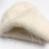 Fluffy Alpaca Wool Beanie | Women's Cozy Knit Winter Hat