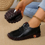 Women Sneakers Spring Summer 2025 New Soft-soled Roman Sneakers Breathable Retro Stitching Muffin Bottom Plus Size Women Shoes