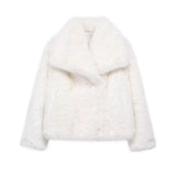 Elegant Faux Fur Oversized Coat