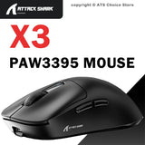 ATTACK SHARK X3/X3Pro Wireless Gaming Mouse PAW3395 26K DPI Tri-Mode Bluetooth Wired Ultra Lightweight High Quality Mouse