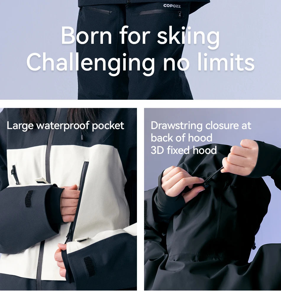 High-Performance Waterproof Ski & Snowboard Jacket