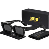 HBK Punk Vintage Square Men's  Sunglasses Brand Design Small Frame Sun Glasses Party Travel Glasses Gift Ideal Choice