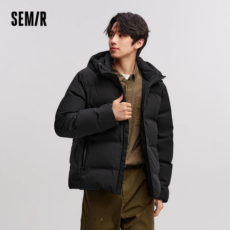 Semir Men's Premium Hooded Down Jacket
