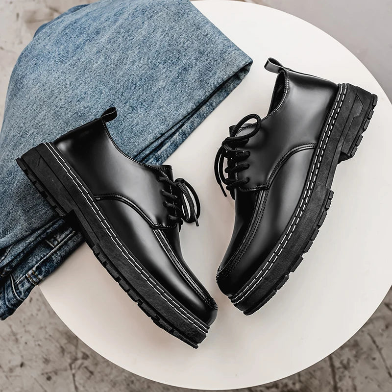 2025 New Men's Leather Shoes - Durable, Comfortable, Breathable & Stylish