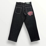 New Always Jeans High quality Printed Embroidery Straight Jeans Black Pants Men Jeans Printing Trend Street Wear AlwaysJeans Men