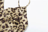 Leopard Print A-Line Mini Dress