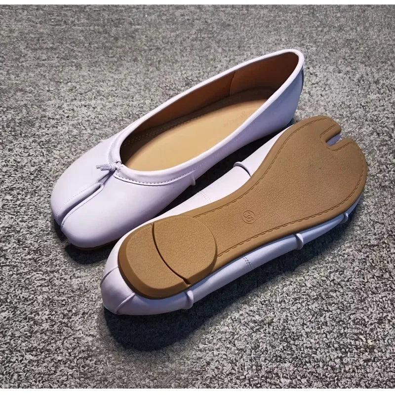 Split Toe Ballet Flats | Tabi Loafers for Women