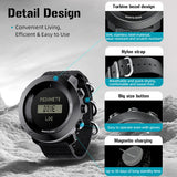 NORTH EDGE APACHE-D Men Free Dive Digital Watch Outdoor Sports Swimming Waterproof 100M Altitude Barometer Compass Wristwatches