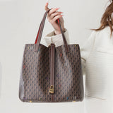 CHCH Women's Tote Bag Autumn New Large Capacity Coffee Color Commuter Women's Bag