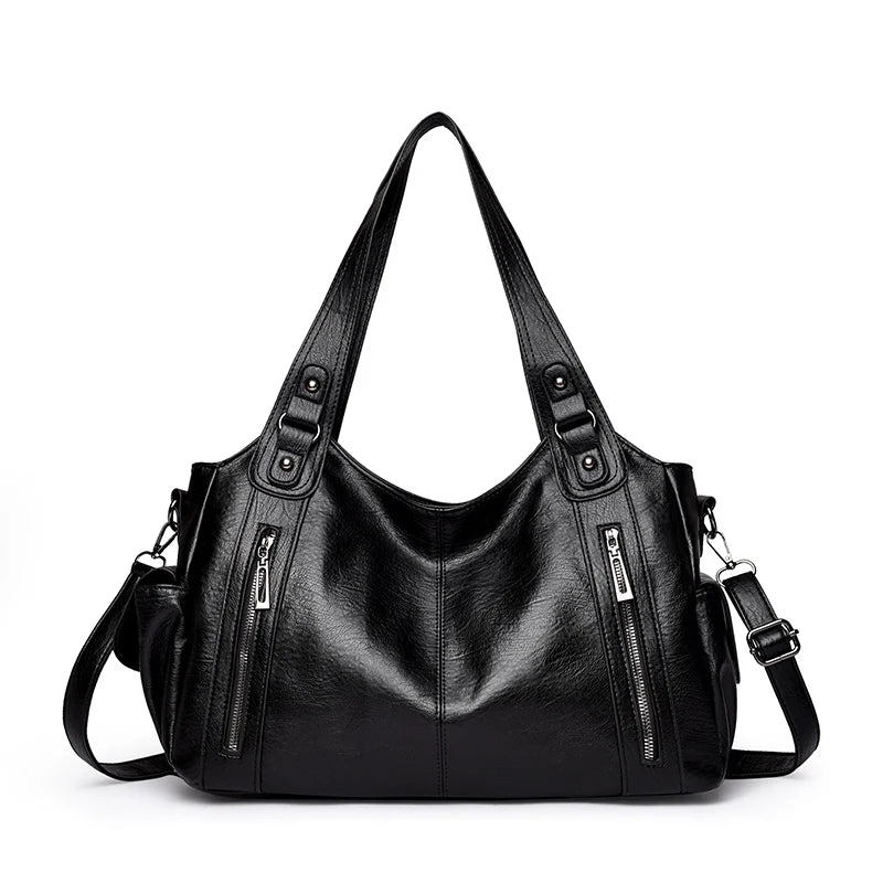 Elegant PU Leather Daily Handbag | American-Crafted Versatile Crossbody