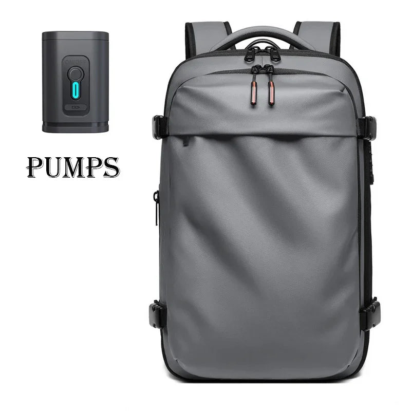 Vacuum Compression Travel Backpack – 17" Laptop & Adventure Ready
