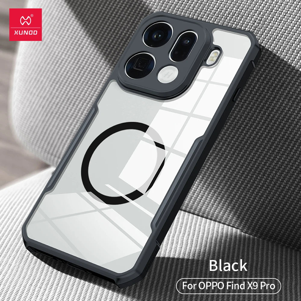 XUNDD Clear Case for OPPO Find X9 & X9 Pro