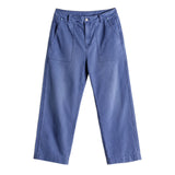 Maden Men‘s Vintage Washed Denim Jeans Blue Cotton Canvas Workwear Zipper Pants Loose Fit Casual Trousers for Spring and Autum