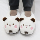 Panda Bubu & Yier Plush Slippers - Unisex Indoor Cotton Shoes