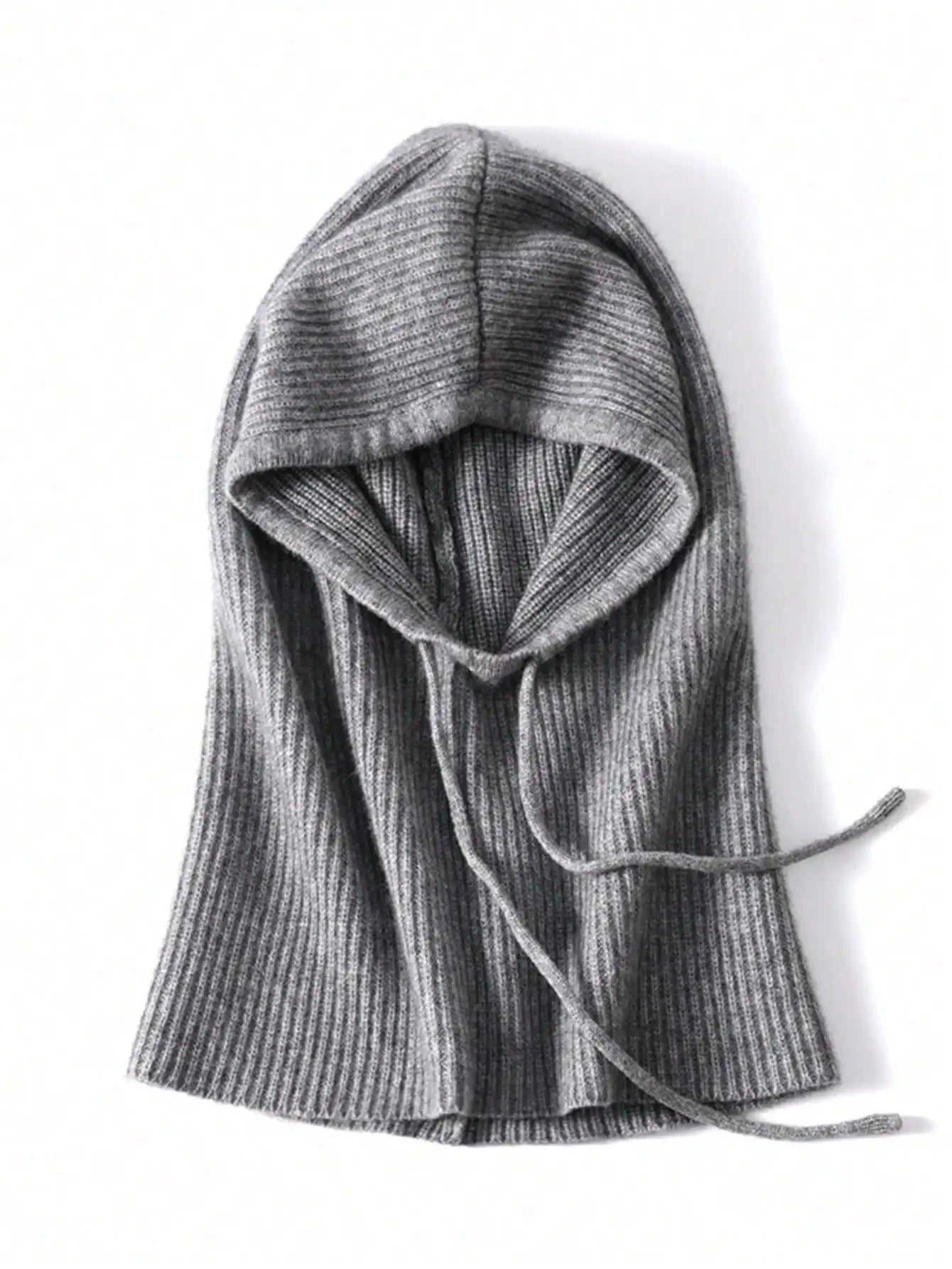 Women's Wool Knit Balaclava Hat – Warm Winter Ski Bonnet