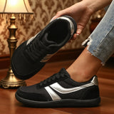 Women's Barefoot Canvas Sneakers: Wide-Toe Breathable Comfort