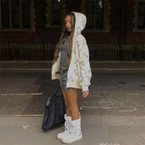 Men’s Y2K Star Print Relaxed Hoodie