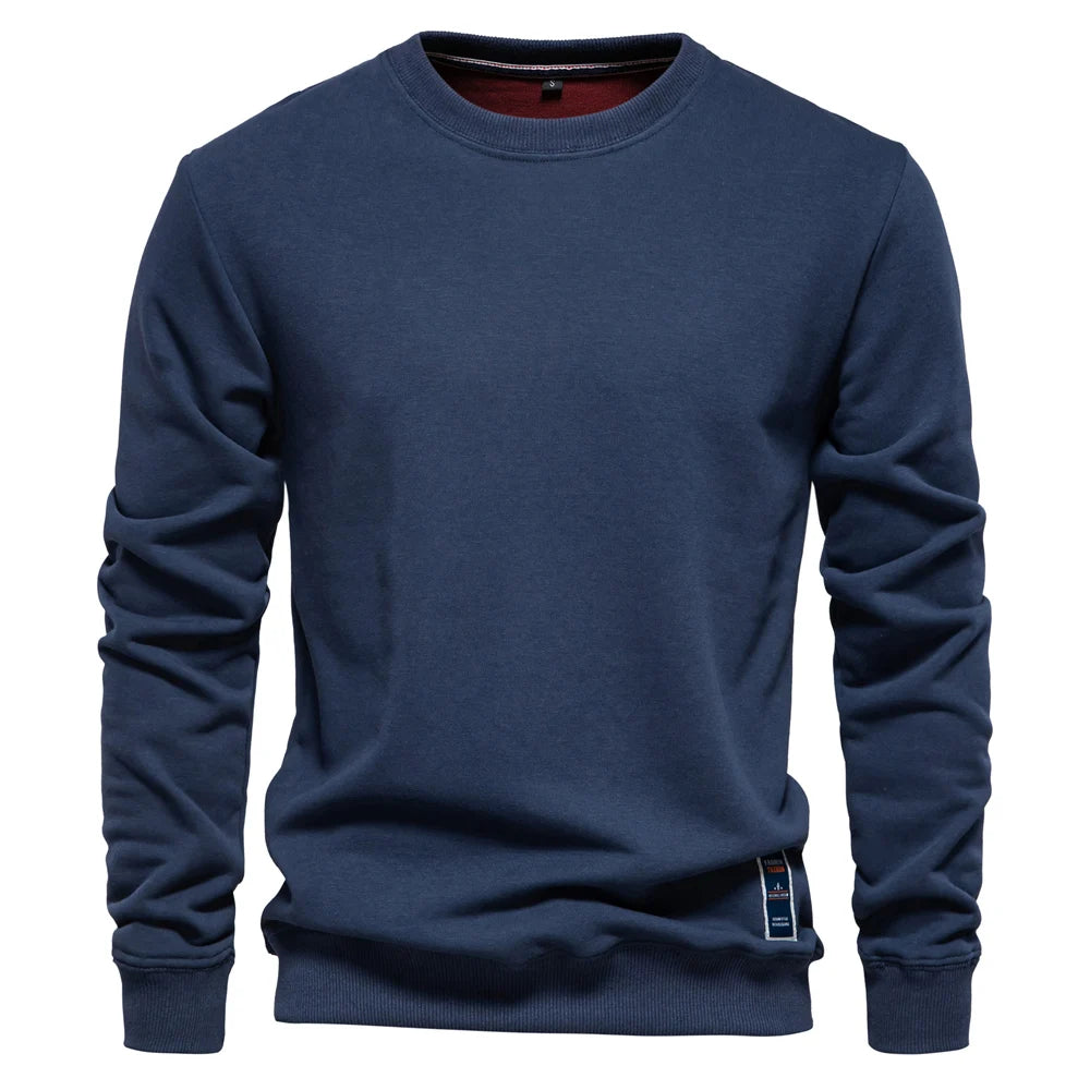 Men’s Cotton-Blend Crew Neck Sweatshirt