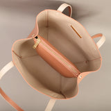 Elegant Leather Bucket Bag
