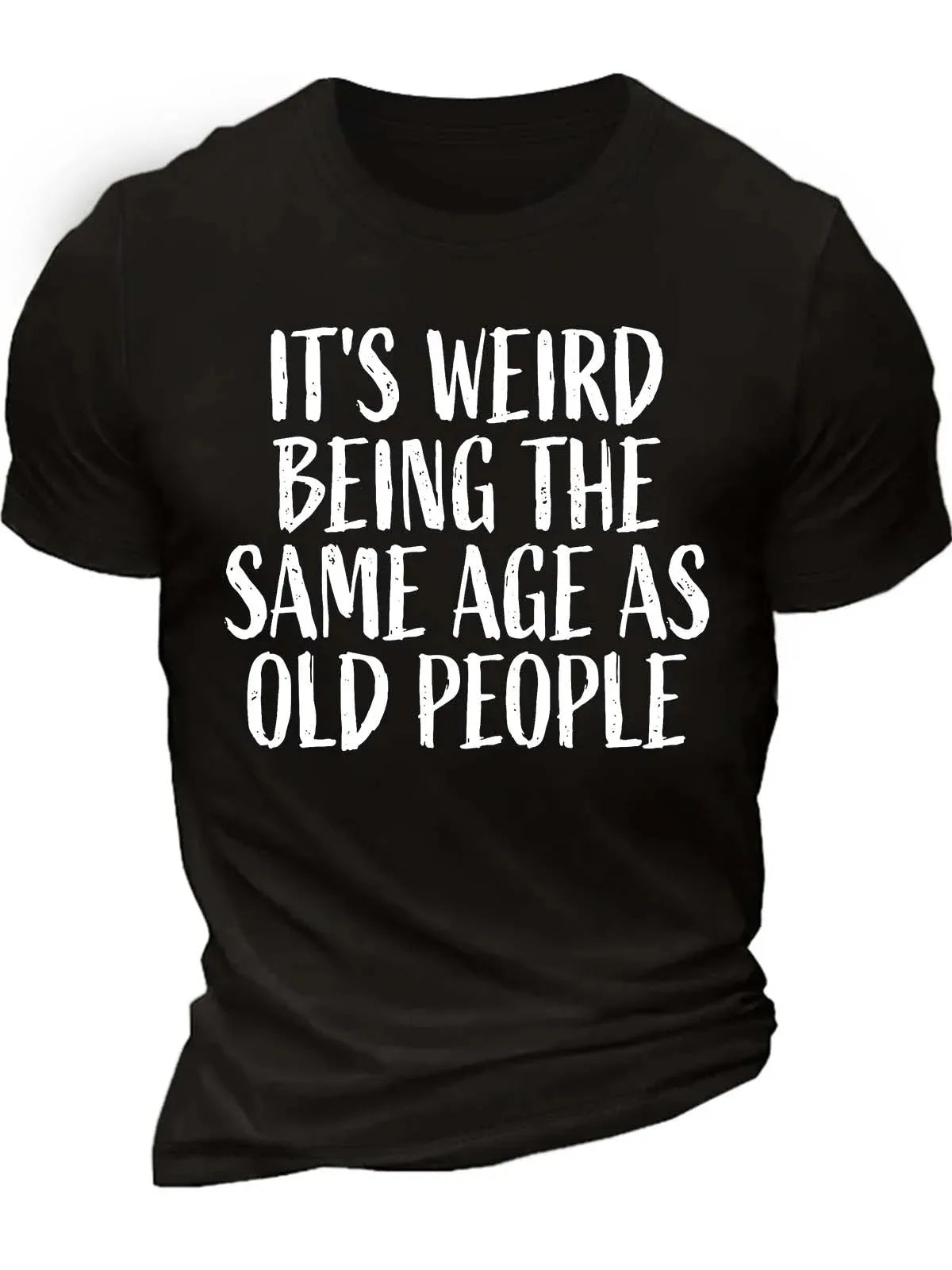 Men’s Funny Age Quote Cotton T-Shirt