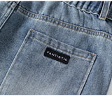 Men's Light Blue Straight-Leg Jeans