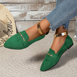 2026 Summer Loafers Flats Pointed Toe Casual Women Shoes New Comfortable Walking Mujer Zapatos:Wear-resisting
