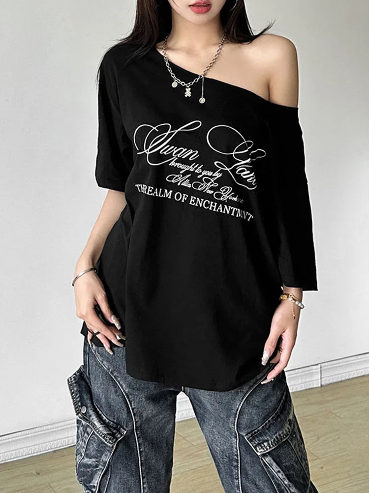 Casual Relaxed Graphic Tee | Chic Summer Streetwear