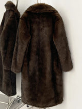 Plush Faux Fur Winter Overcoat