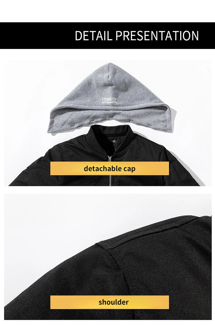Hooded Bomber Pilot Jacket