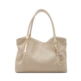 FOXER 2026 New Women's Shoulder Bag Genuine Leather Elegant Female Tote Large Bag Fashion Handbag Commuter Luxury Gift