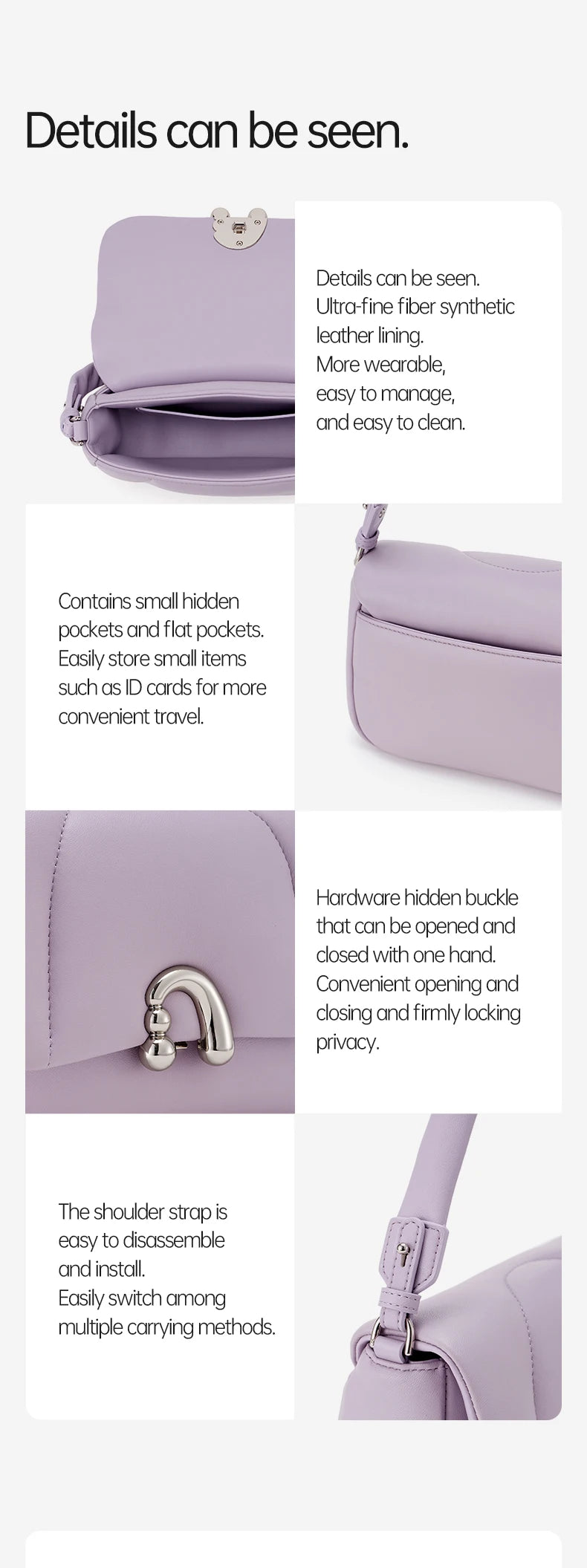 Amazing Song Alpha Bag Medium Shoulder Bag Sheep Leather