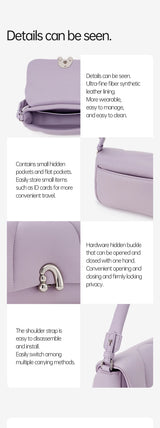 Amazing Song Alpha Bag Medium Shoulder Bag Sheep Leather
