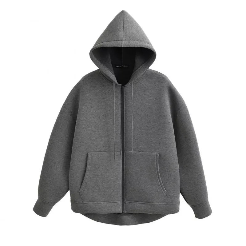 Women’s Oversized Zip-Up Hoodie
