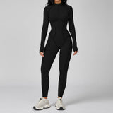 Long-Sleeved Performance Yoga Bodysuit