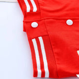 Boys' 3-Piece Autumn Letter Jacket & Striped Sweatpants Set