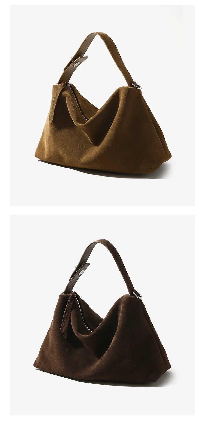 Luxury Suede Boston Tote