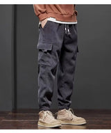 Men's Drawstring Casual Cargo Pants