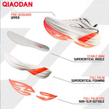 QIAODAN TG1.0 Men's 2026 Marathon Running Shoes Rebound Distance Racing Sneakers Mesh Upper Breathable Sports Shoes QDB023253285