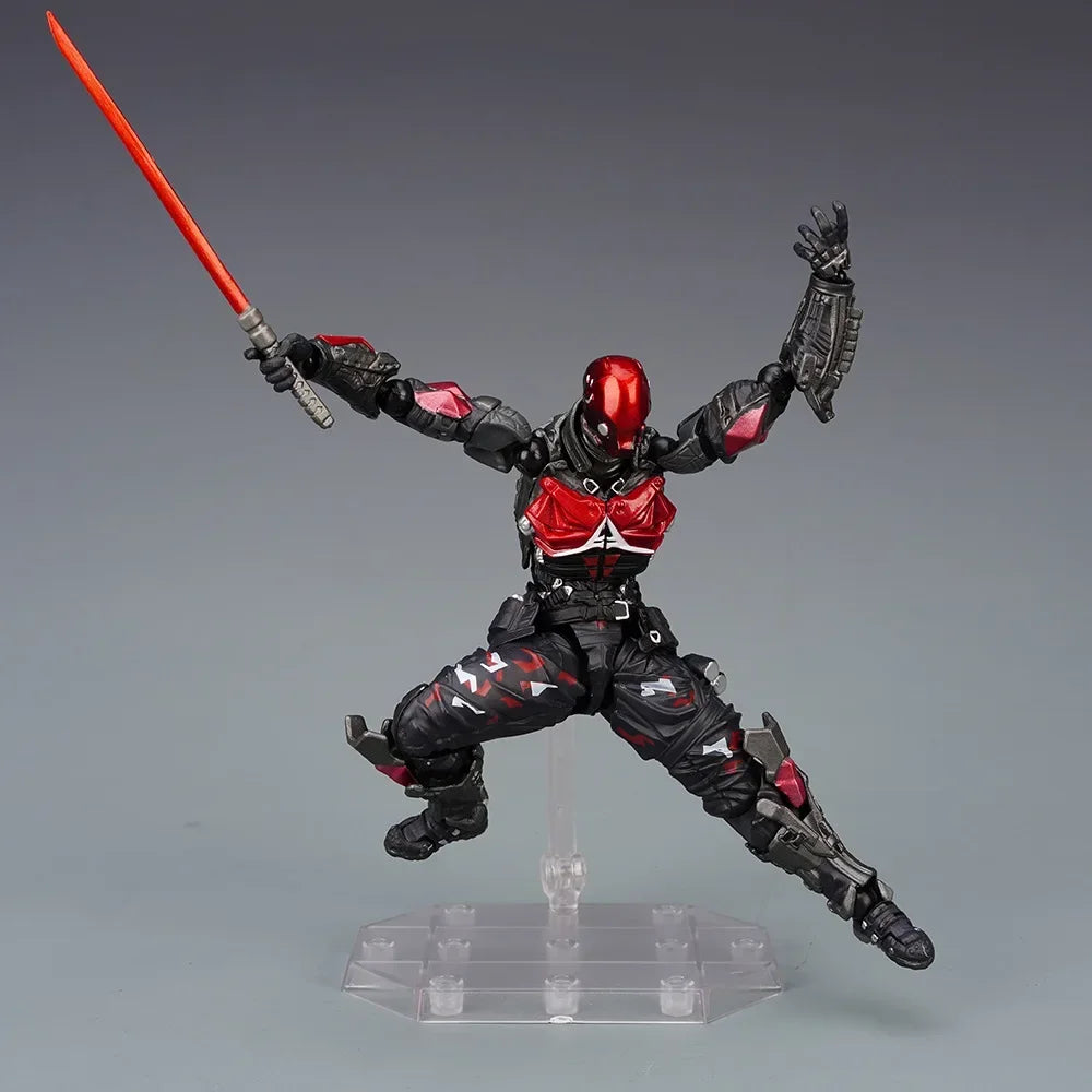 AMAZING YAMAGUCHI Arkham Knight Batman Action Figure Red Hood Robin Jason Todd Figuarts Game Model Toy Collection Kids Gift
