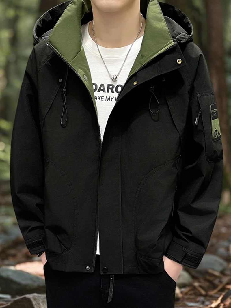 Men’s Lightweight Waterproof Hooded Softshell Jacket