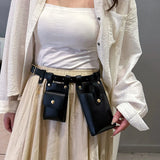 Designer Women Waist Bag 2024 summer Belt bag Phone Pack Trend Candy color Leather Shoulder Crossbody Chest Bags Lady Fanny Pack