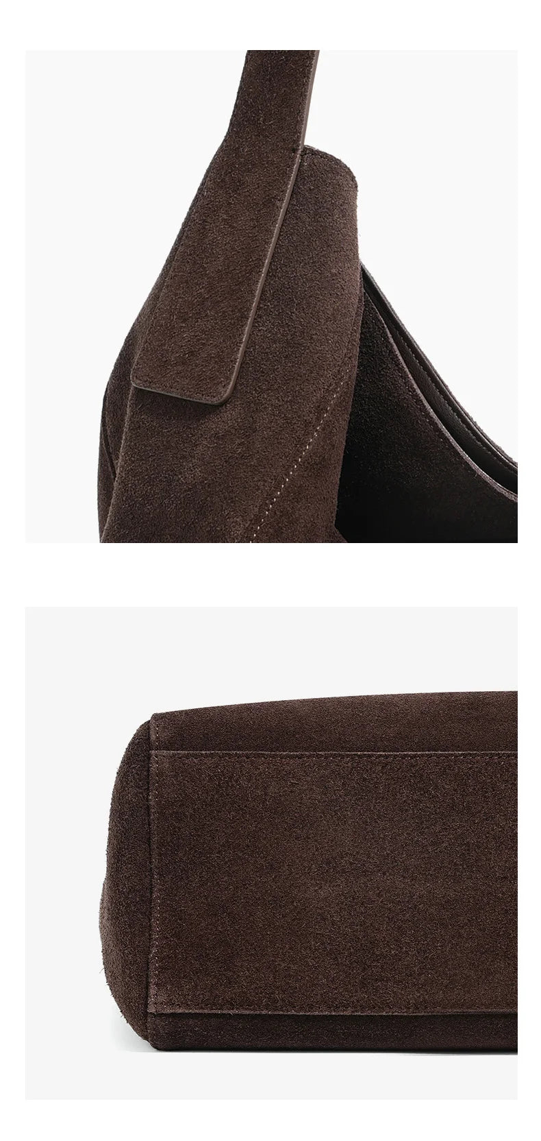 Frosted Suede Tote Bag – Large Capacity Shoulder Bag