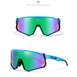 KDEAM High-End Sports Sunglasses Polarized Men's Cycling Glasses Dismountable TR90 Frame And Nose Pads Easy To Exchange