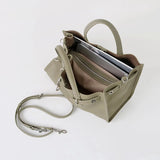 Luxury Brand Silver Buckle Women Bags Genuine Leather Handbags Women Shoulder Bags Cowhide Autumn Winter New Square Women Totes