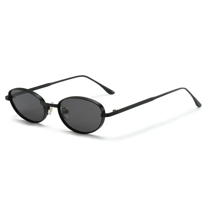 DDDLONG Fashion Small Round Retro Sunglasses Women Classical Vintage Punk Sun Glasses For Men Eyewear Outdoor Shades D609